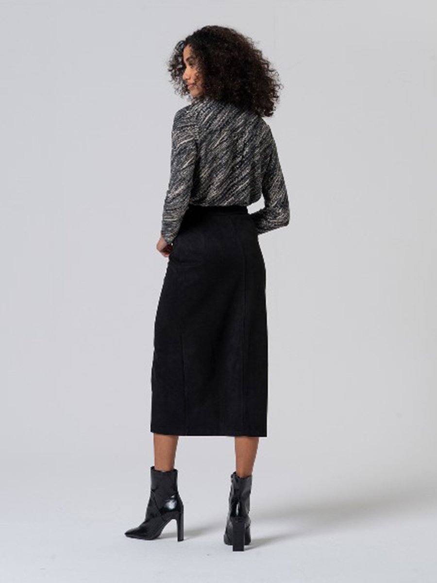 Fekete elegáns szoknya - Image 4