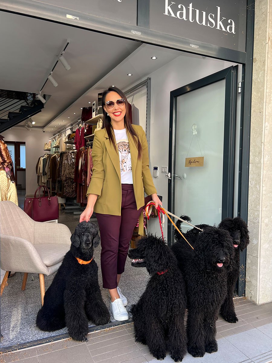 Elegáns oliva zöld hosszú állású blézer - Image 2