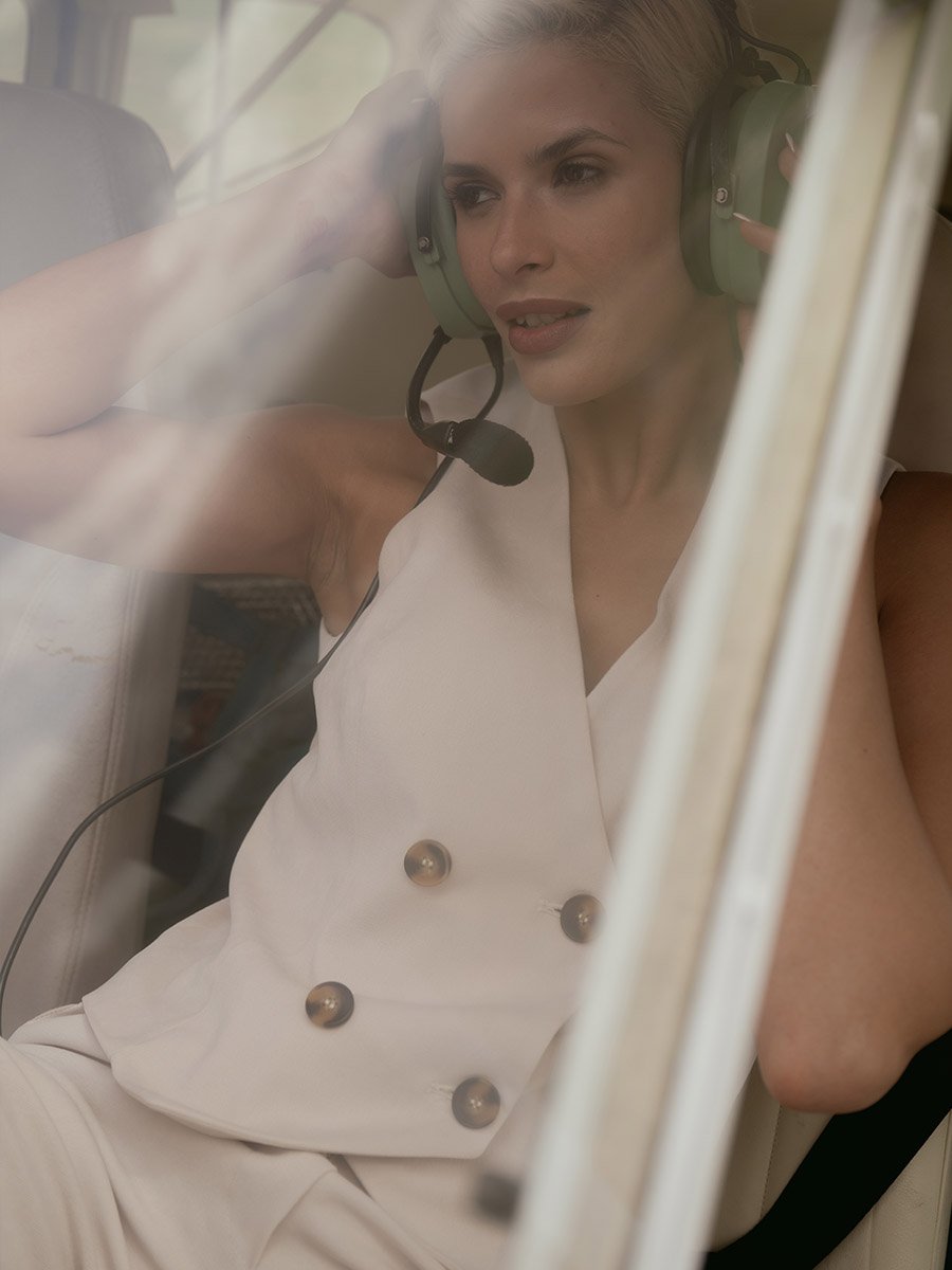 Ecrü színű elegáns mellény - Image 5