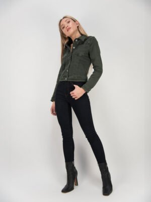 Sötétkék skinny farmernadrág