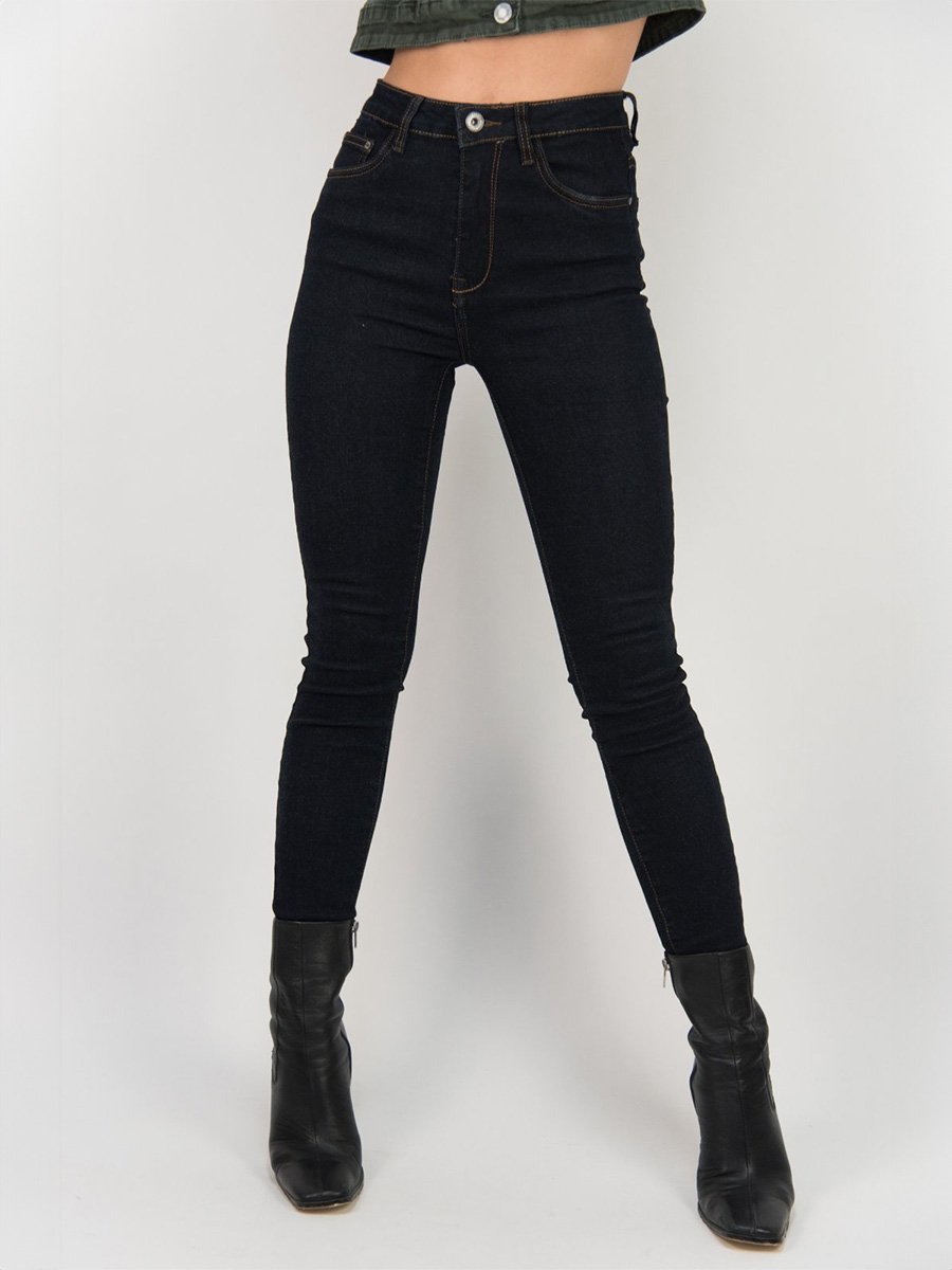 Sötétkék skinny farmernadrág - Image 2