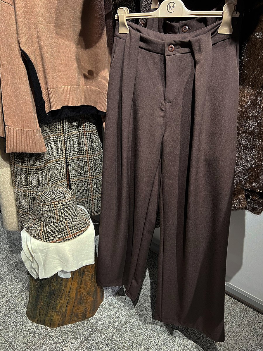 Csoki barna palazzo nadrág - Image 3