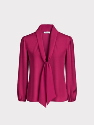 Burgundi megkötős ing