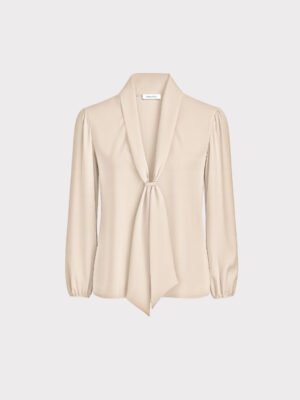 Ecrü elegáns megkötős ing