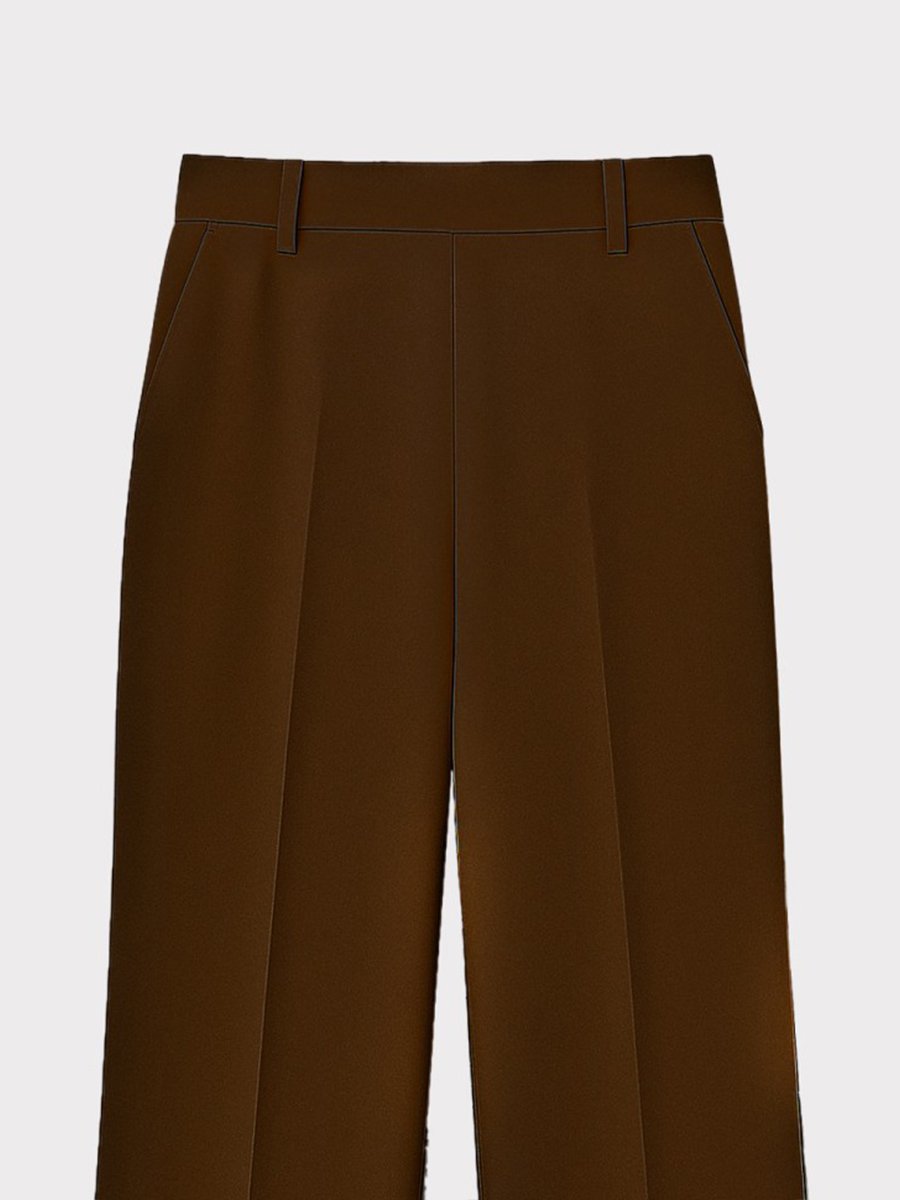 Csoki színű egyenes szárú nadrág - Image 3