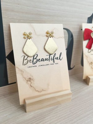 Arany masnis cirkónium köves fülbevaló