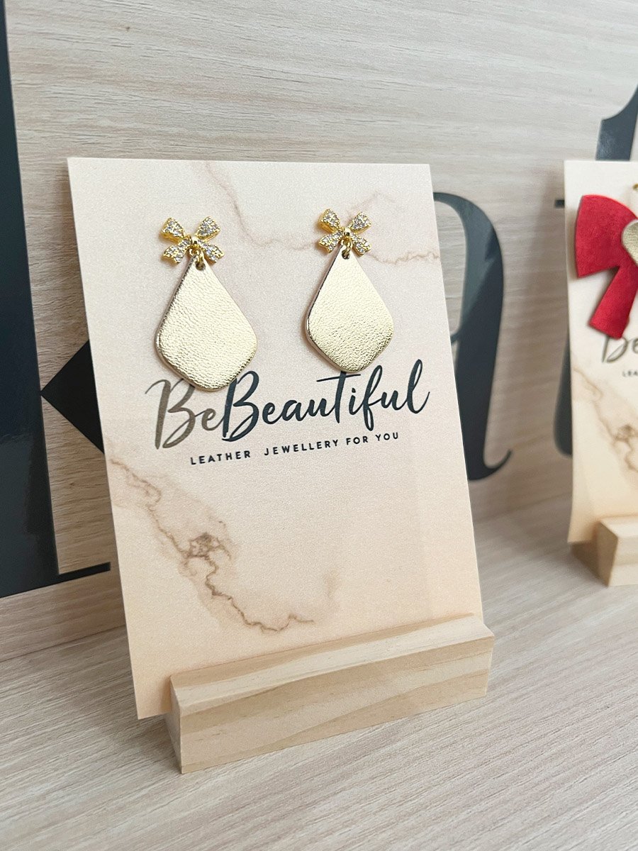 Arany masnis cirkónium köves fülbevaló