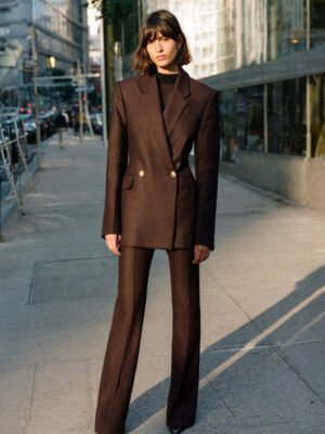 Csoki színű elegáns blézer