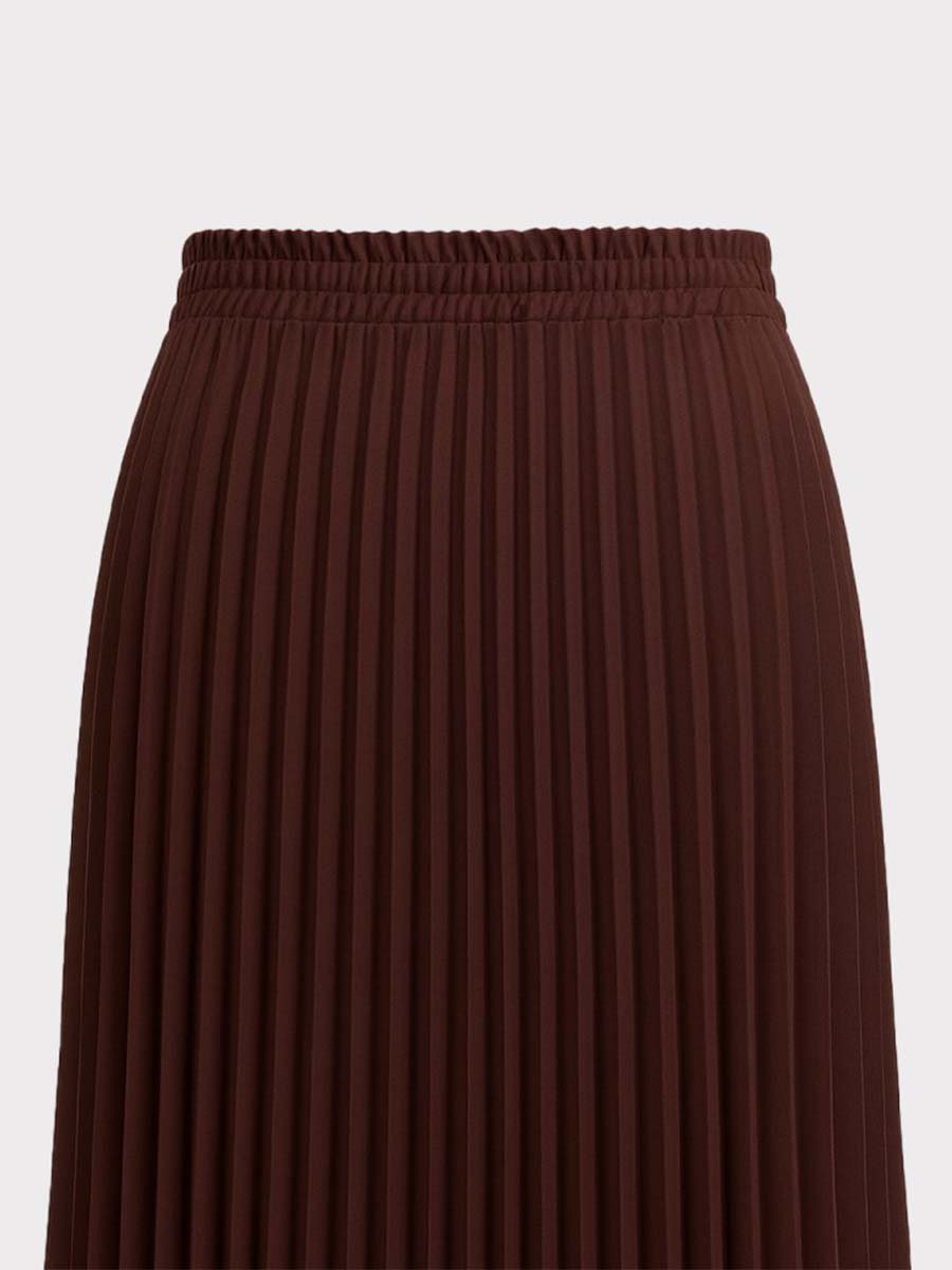 Burgundi csipkés flitteres szoknya - Image 2