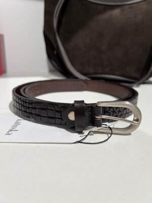 Csoki barna bőr öv