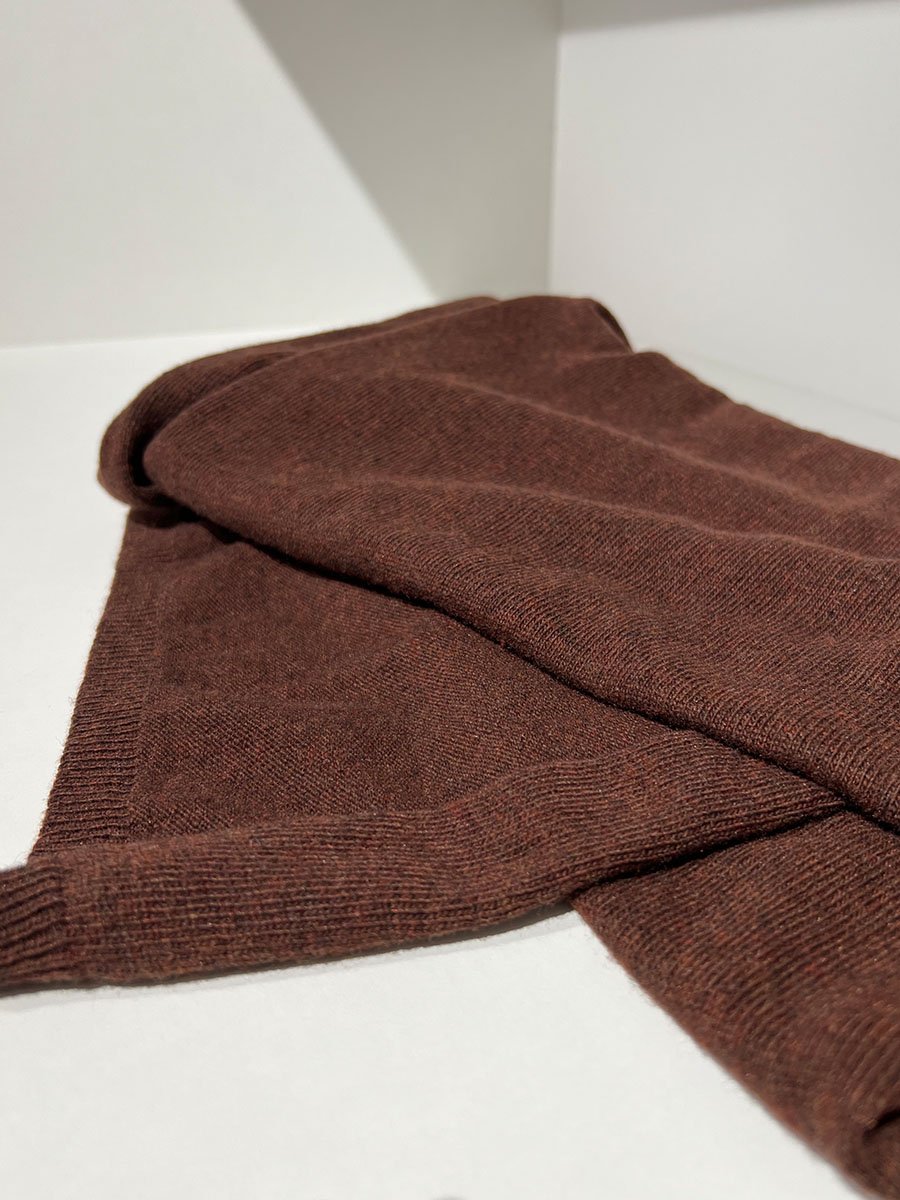 Csoki barna kasmír sál