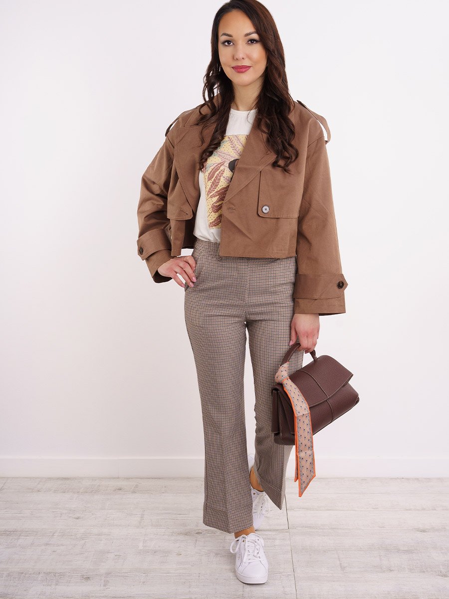 Karamell színű trench kabát - Image 2