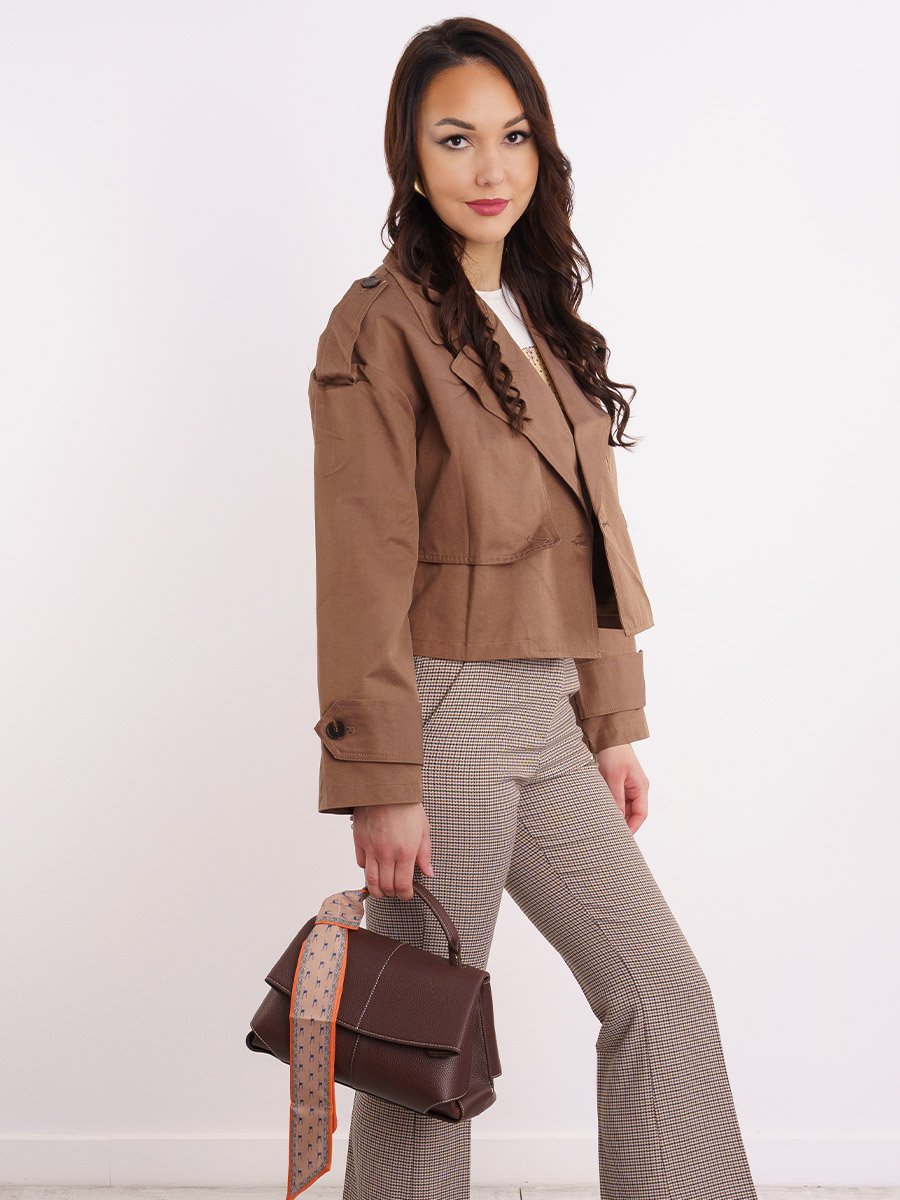 Karamell színű trench kabát - Image 6