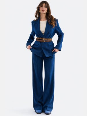 Farmerhatású szövetnadrág