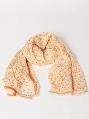 Narancssárga mintás sál